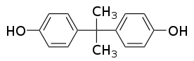 그림 3.26 Bisphenol A의 화학 구조 식