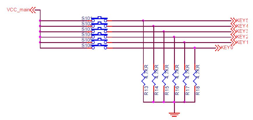 그림 3-90. Key Input Interface 회로.