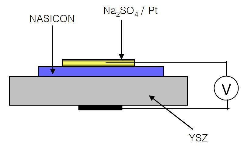 Figure 3-47 The schematic diagram of Sensor (A lateral view).