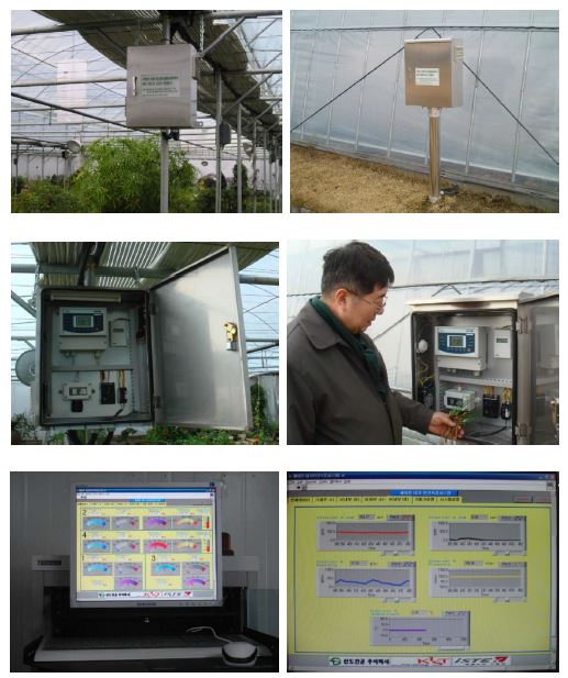 양수리 온실에 설치되어있는 GHG 모니터링