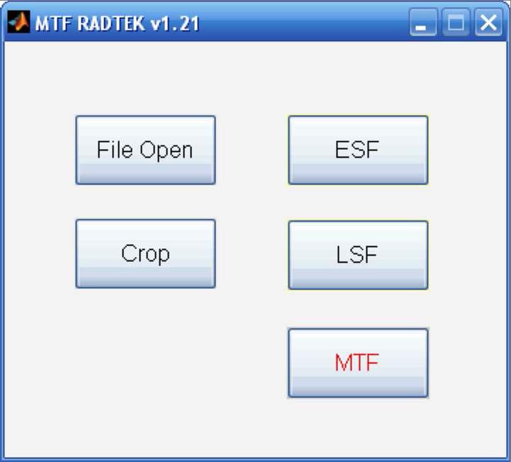 MTF 평가를 위한 Main frame