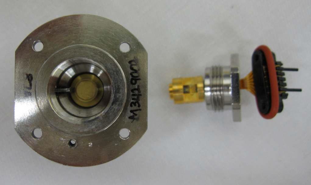 Modification of N8487A sensor for the offset-shorted transfer standard.