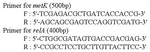 Primer sequence for 2D pool screening