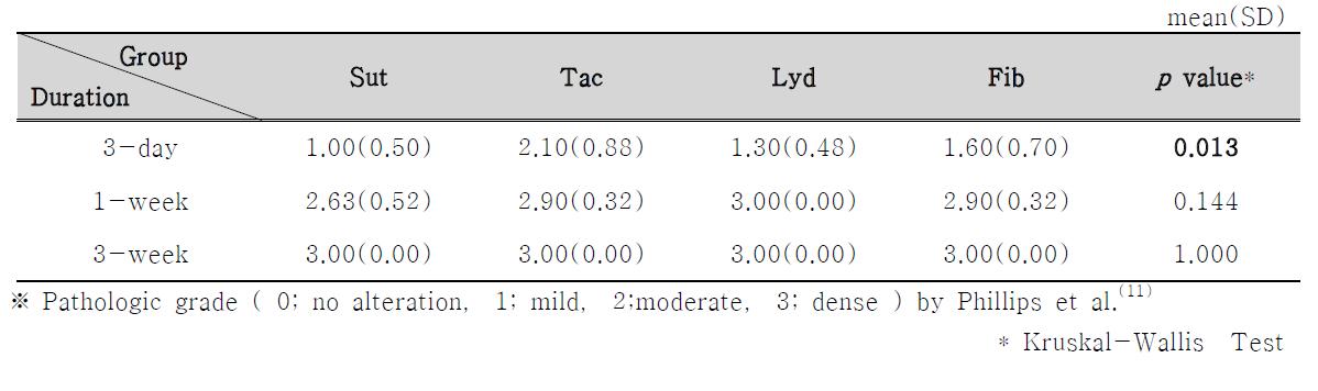 Pathologic outcomes (Fibroblast)