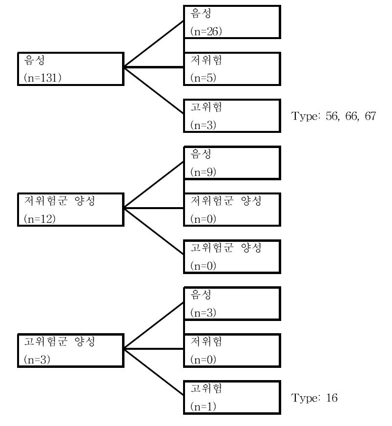 임신 3분기와 산욕기 사이 HPV 감염의 변화