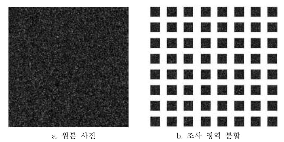 조사 영역 예