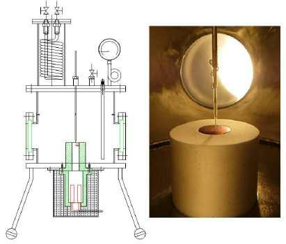 풀 비등 실험장치 내 Four Conductivity Probe sensor의 설치