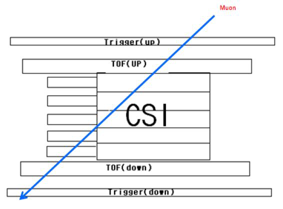 CsI 우주선 테스트 개념도