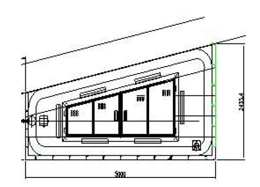 Top view of the 5B1 beam line