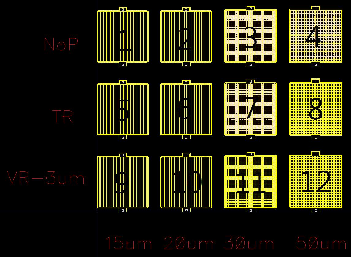 SiPM의 layout