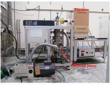 상호확산 열처리를 위한 고진공 열처리로