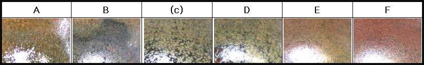 Surface changes of iron glaze by Fe2O3 addition