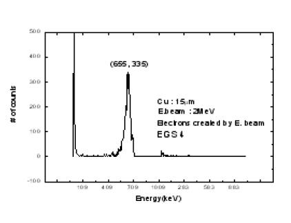 2.0 MeV 전자빔에 의한 Cu박막에서의 전자 발생