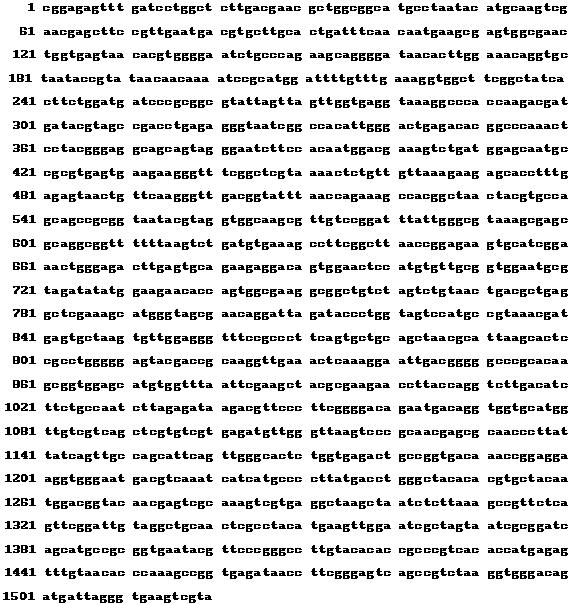 Nucleotide sequence of 16S rDNA from L. brevis WCP902