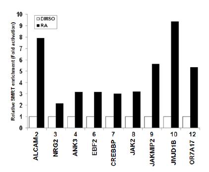 Validation of co-repressor SMART recruitment.