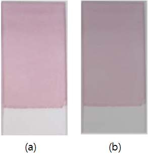 그림 3-3-14 다층 박막 형성 후 비교(NR층, 실리카층, 지르코니아 층)