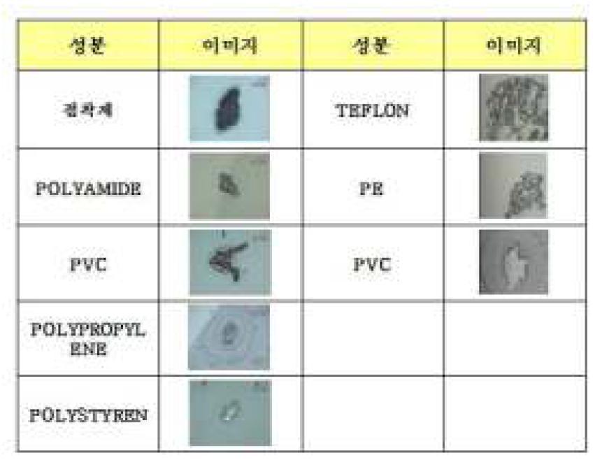 오염 입자 성분 이미지