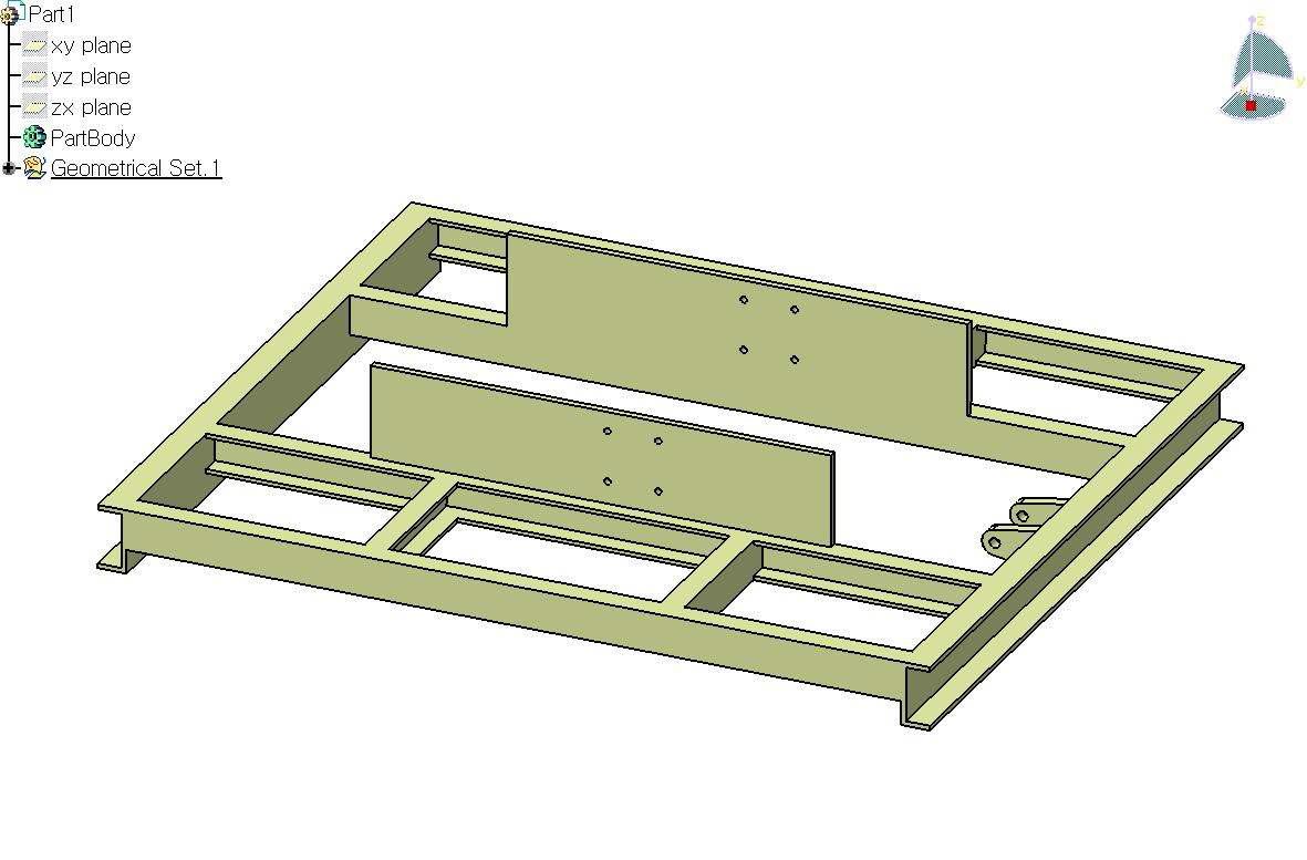 CATIA V5로 생성한 3D Solid CAD 모델