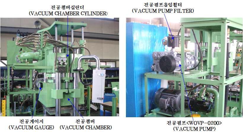 진공 챔버 및 실린더