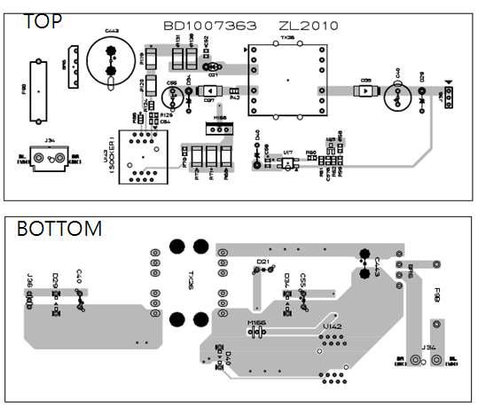 설계된 Flyback AC-DC Converter board