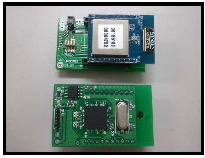 SID Tag chip 인장된 PCB Board