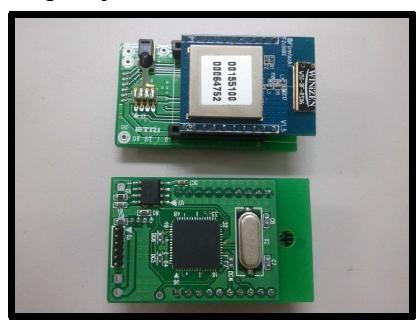 SID Tag chip 인장된 PCB Board