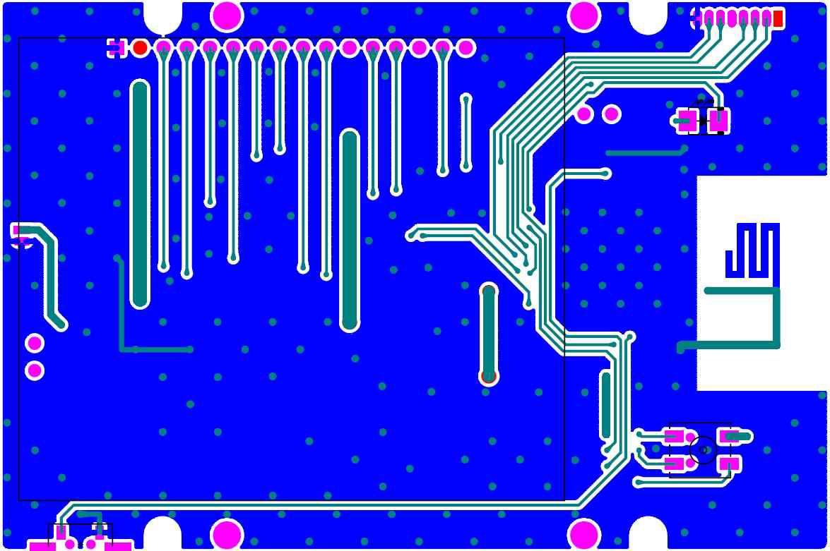 EST PCB Top View