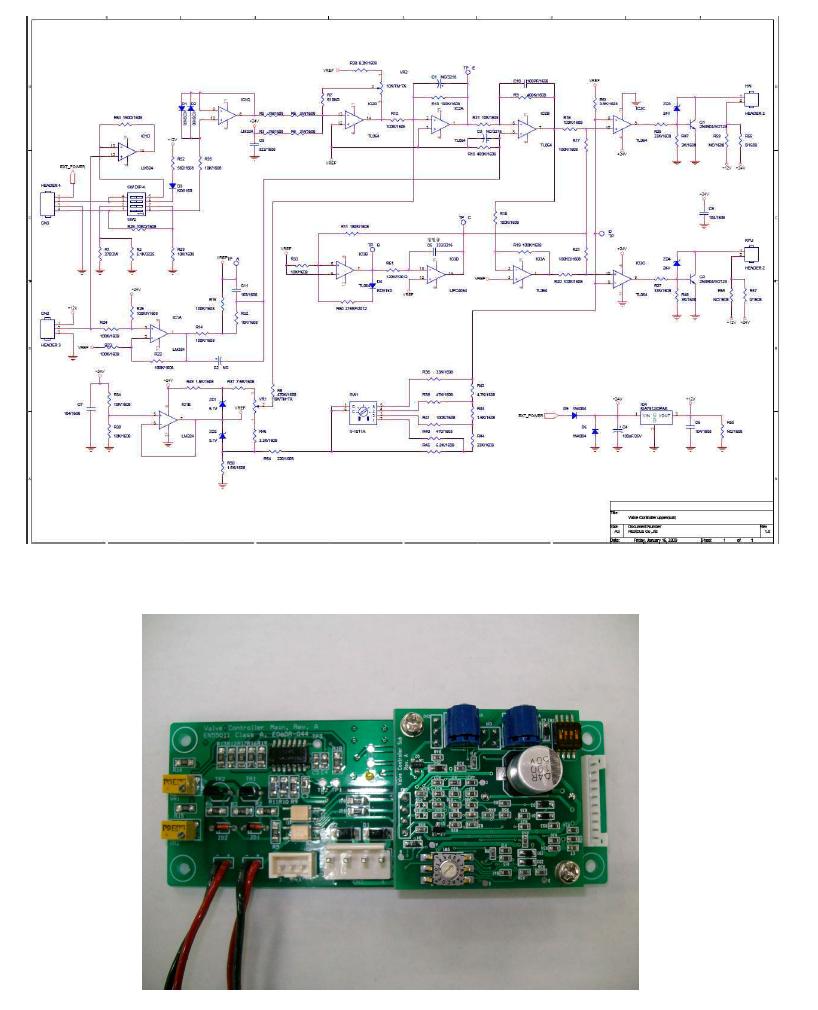 Valve Controller 회로도 및 Board 사진