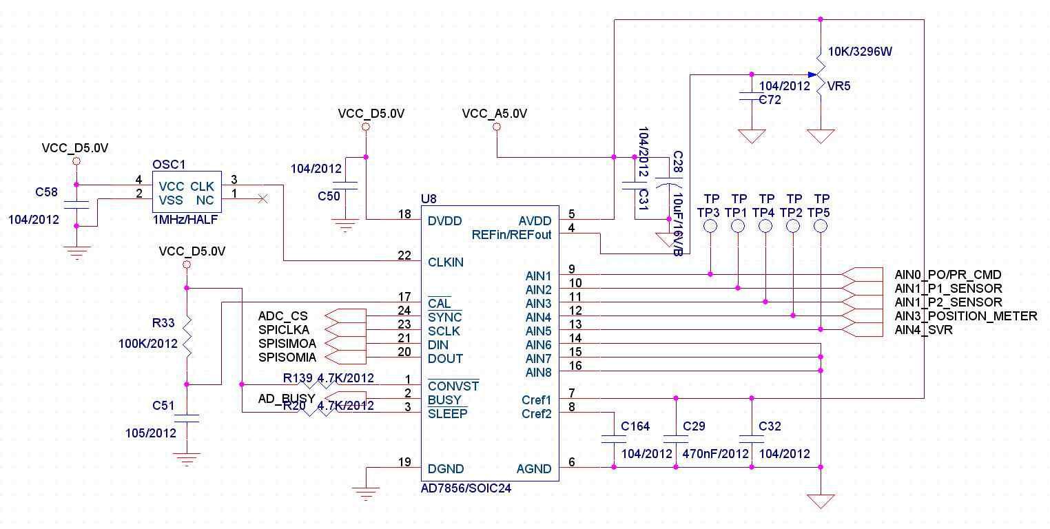 A/D Converter 회로도