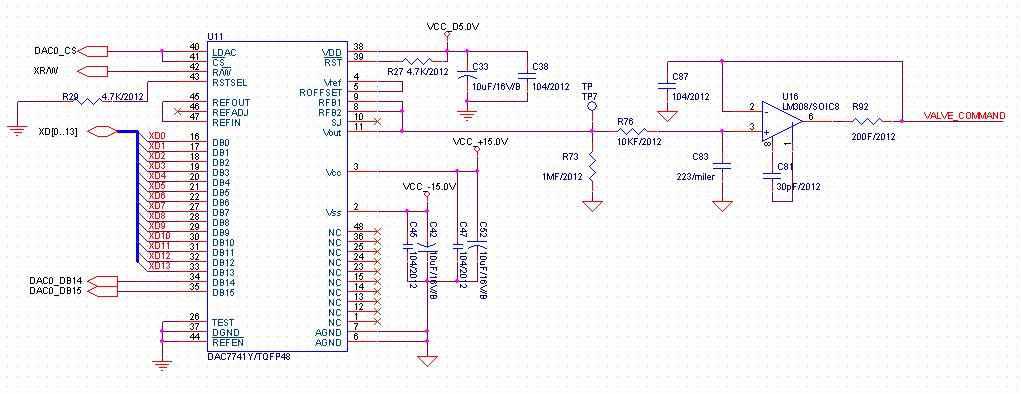 DA Converter 회로도