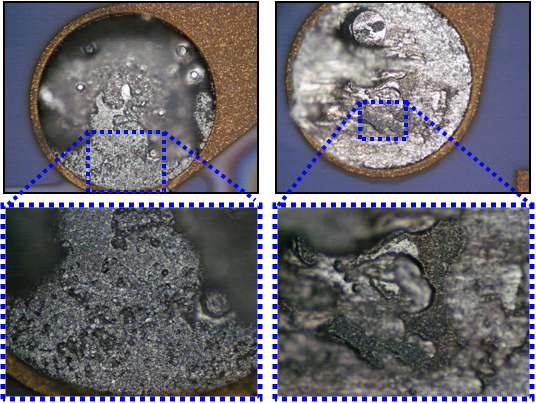 Plastic core solder ball 내에 존재하는 다량의 void로 인한 접합 불량