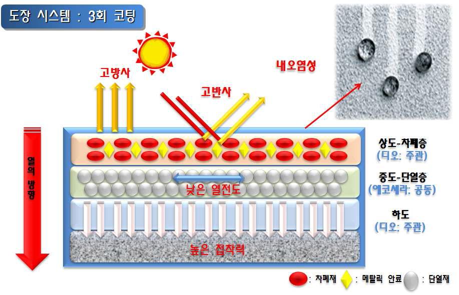 연구 개발 제품의 모식도