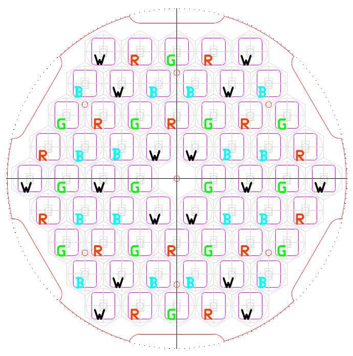 디자인한 LED 배열 및 MTAL PCB CAD 도면