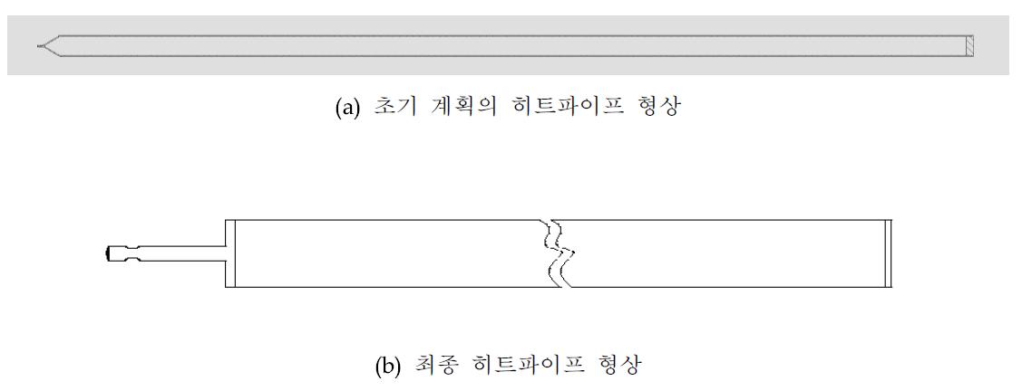 히트파이프 형상