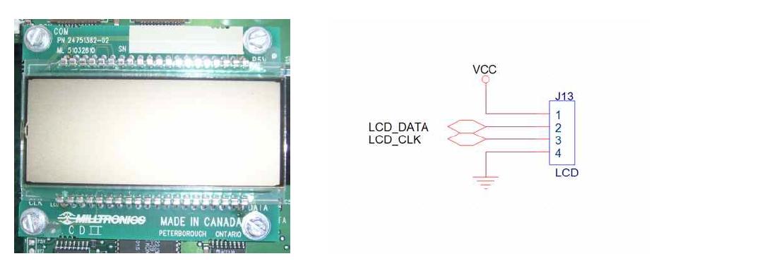 Display부 회로도 및 PCB사진