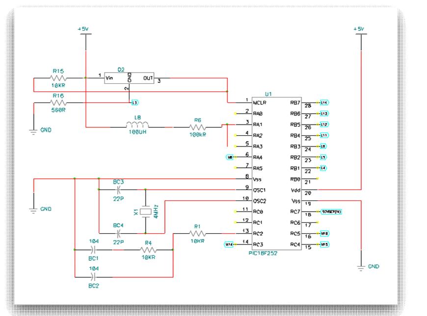 MCU Circuit Diagram