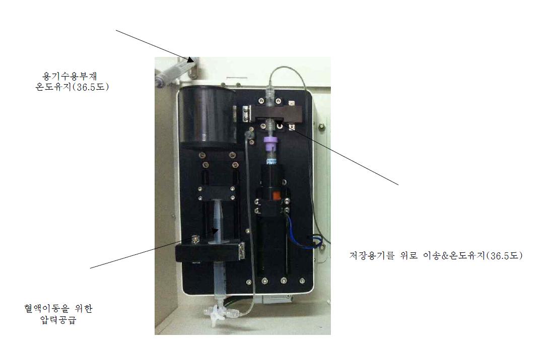 혈액자동 이송장치