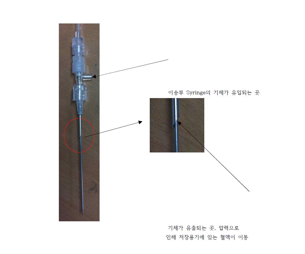 이중 니들의 구조