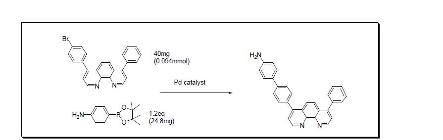 4‘-(7-phenyl-[1,10]phenanthrolin-yl)-biphenyl-4-ylamine 의 합성