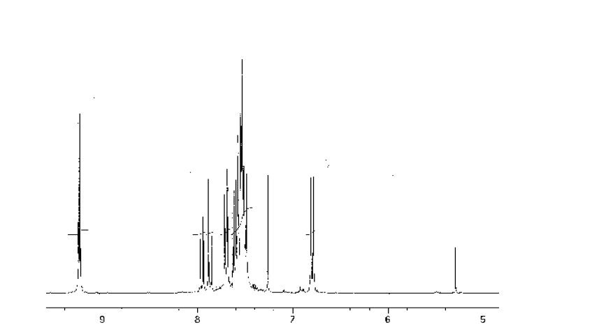 4‘-(7-phenyl-[1,10]phenanthrolin-yl)-biphenyl-4-ylamine의1H-NMR 스펙트럼