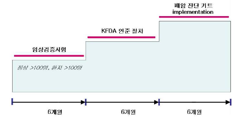 예상 사업화 추진계획 모식도