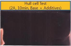 Hull Cell Test 결과