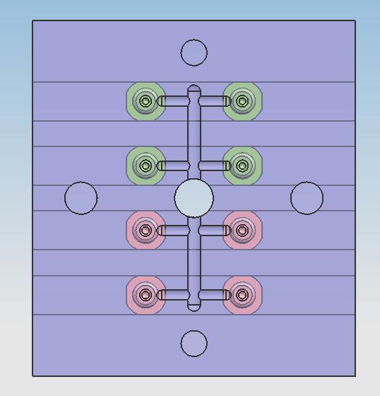 CORE 가공 도면(3D)_下 core