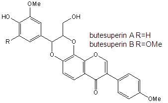 Structure of butesuperin A and butesuperin B