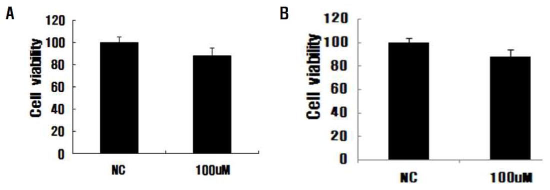 Paraquat-induced cytotoxicity in BV 2 microglia cells and B35 cells co-culture(A), Cytotoxicity of secretion protein by paraquat-induced in BV 2 microglia cells(B)