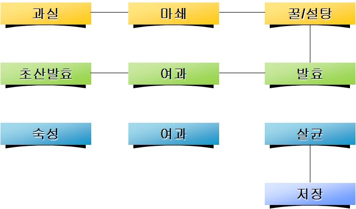 Manufacturing process of fruit vinegar