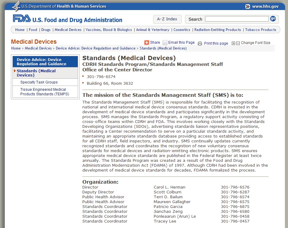 ＜그림 24. FDA 표준화 프로그램>