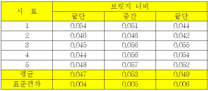 스텐트 A 사용길이 23mm 브릿지 너비