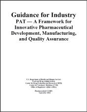 의약품 개발, 제조 및 품질보증을 위한 PAT 지침