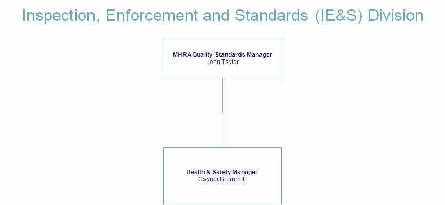 영국의 MHRA Quality Standards 조직도